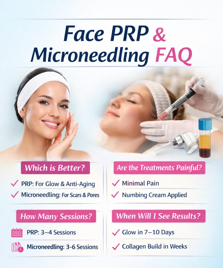  PRP vs Microneedling for face