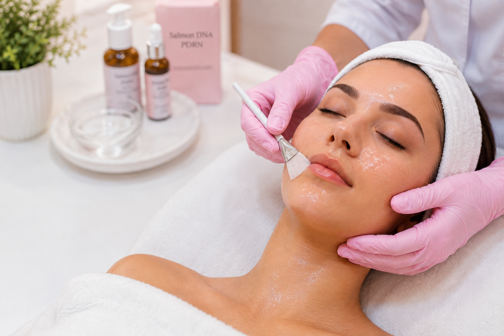 Salmon DNA Facial treatment for skin rejuvenation