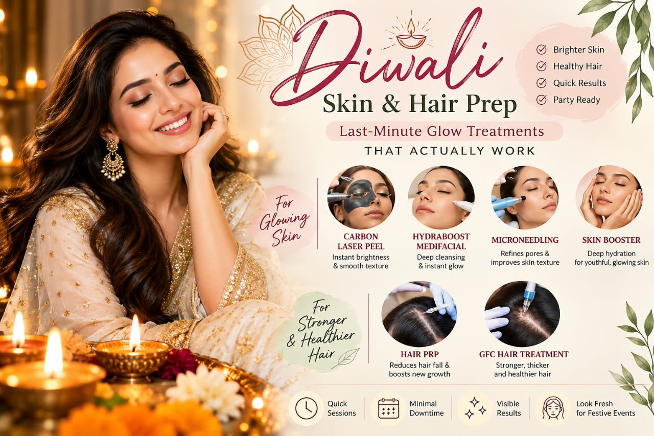 Diwali skin prep treatments